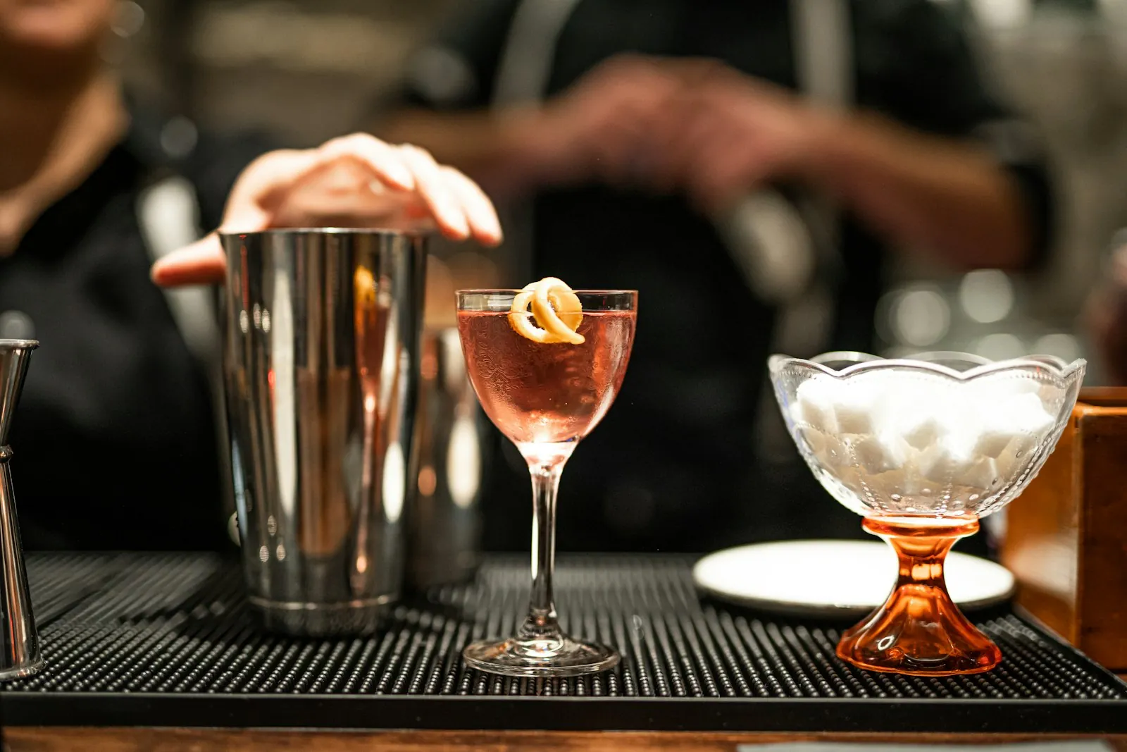 Station de bar en service