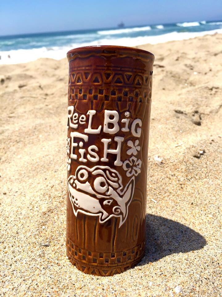 Céramique Big Fish Tiki Mug 400ml